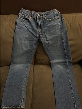 514 Levi's Men's Medium Blue Straight Jeans